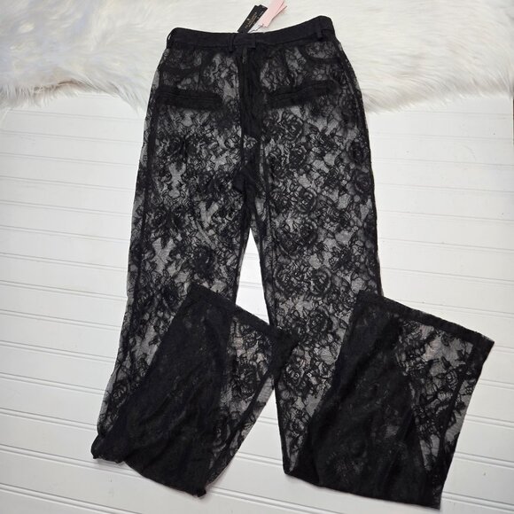 Victoria's Secret VS Archives Black Lace Pants NWT MSRP $129.95 Women's Size XS - Picture 8 of 12
